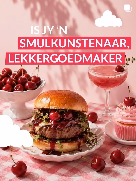 Is jy 'n smulkunstenaar, lekkergoedmaker?